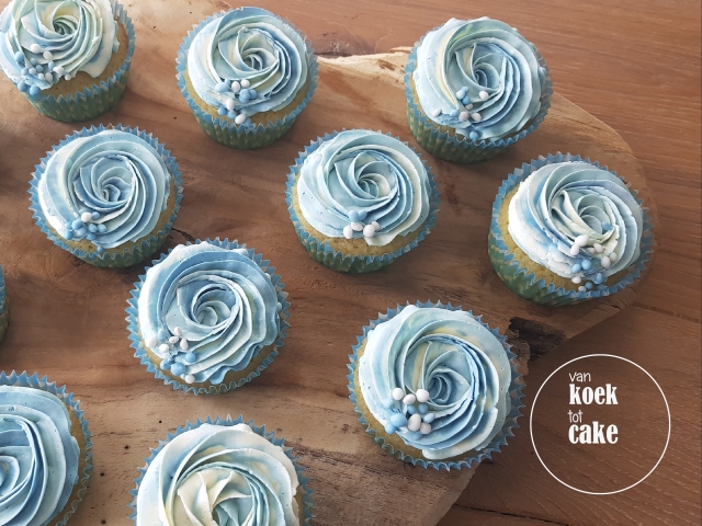 Fonkelnieuw cupcakes-jongen-blauw-babyshower-babyborrel-kraamfeest-(3)-ideeën LF-14